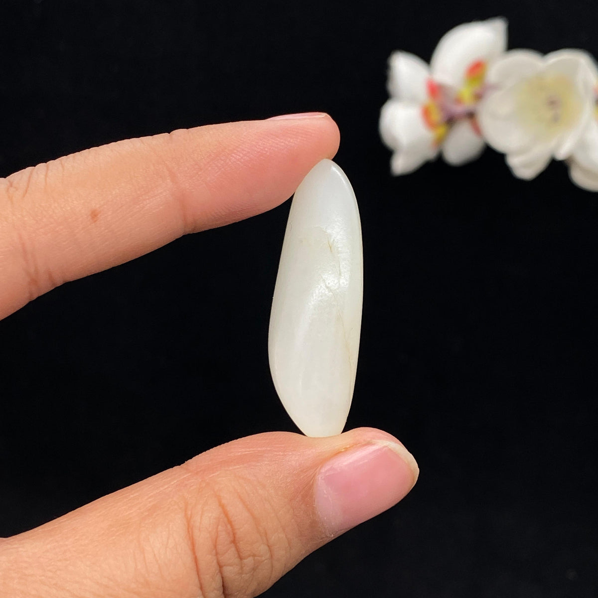 和田玉白玉籽料吊坠籽（14.2g）