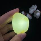 和田玉白玉带黄皮籽料（29.2g）
