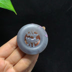 和田山料紫罗兰一鹿有你挂件（52.2g）