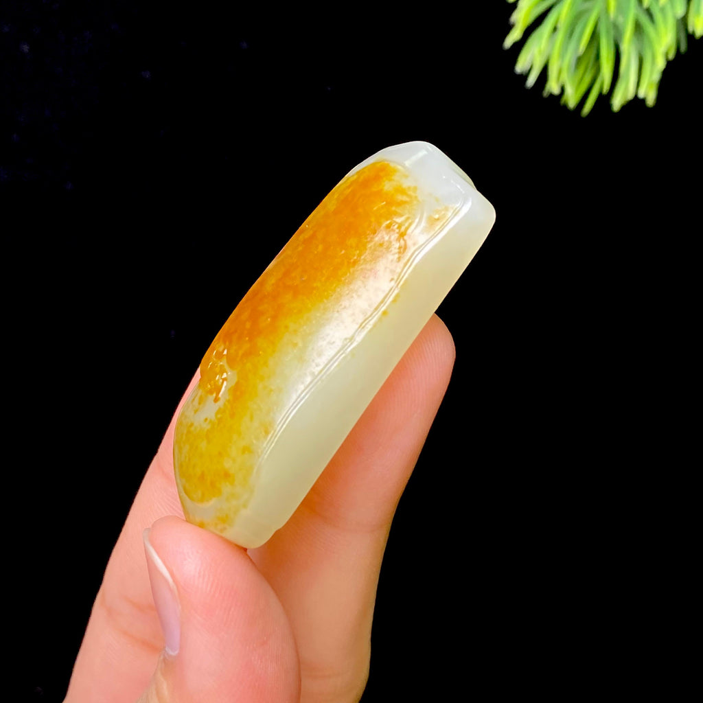 和田玉籽料无事牌（22.4g）