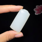和田玉白玉平安无事牌（24.8g）