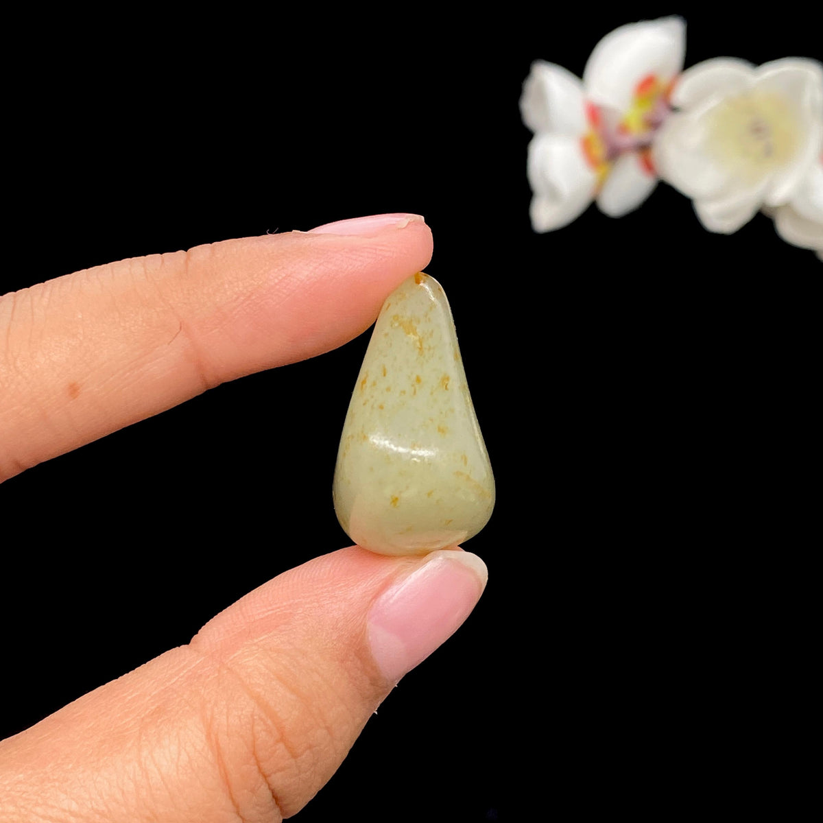 和田玉洒金皮籽料吊坠籽（15.2g）