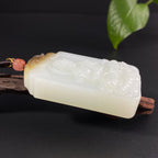 和田玉白玉观音牌（116.6g）