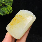 和田玉籽料无事牌（56.2g）