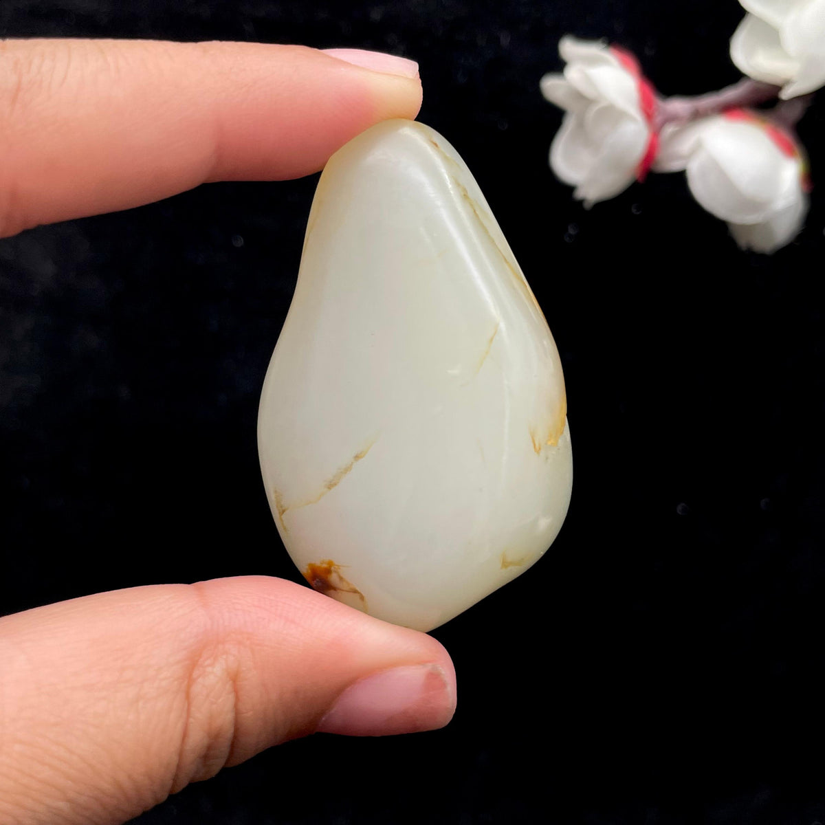 和田玉白玉籽料（35.3g）