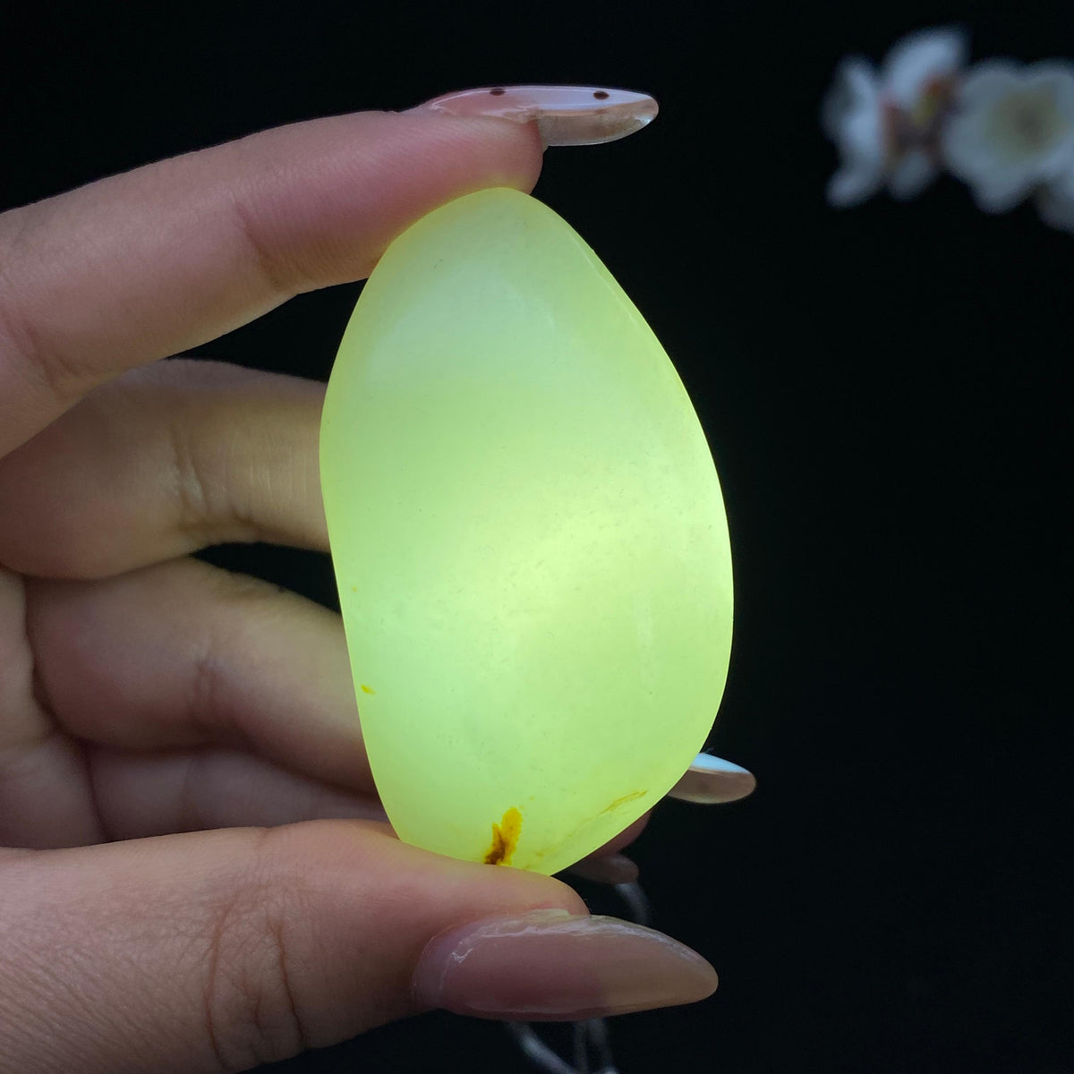 和田玉青白玉籽料挂件（37.3g）