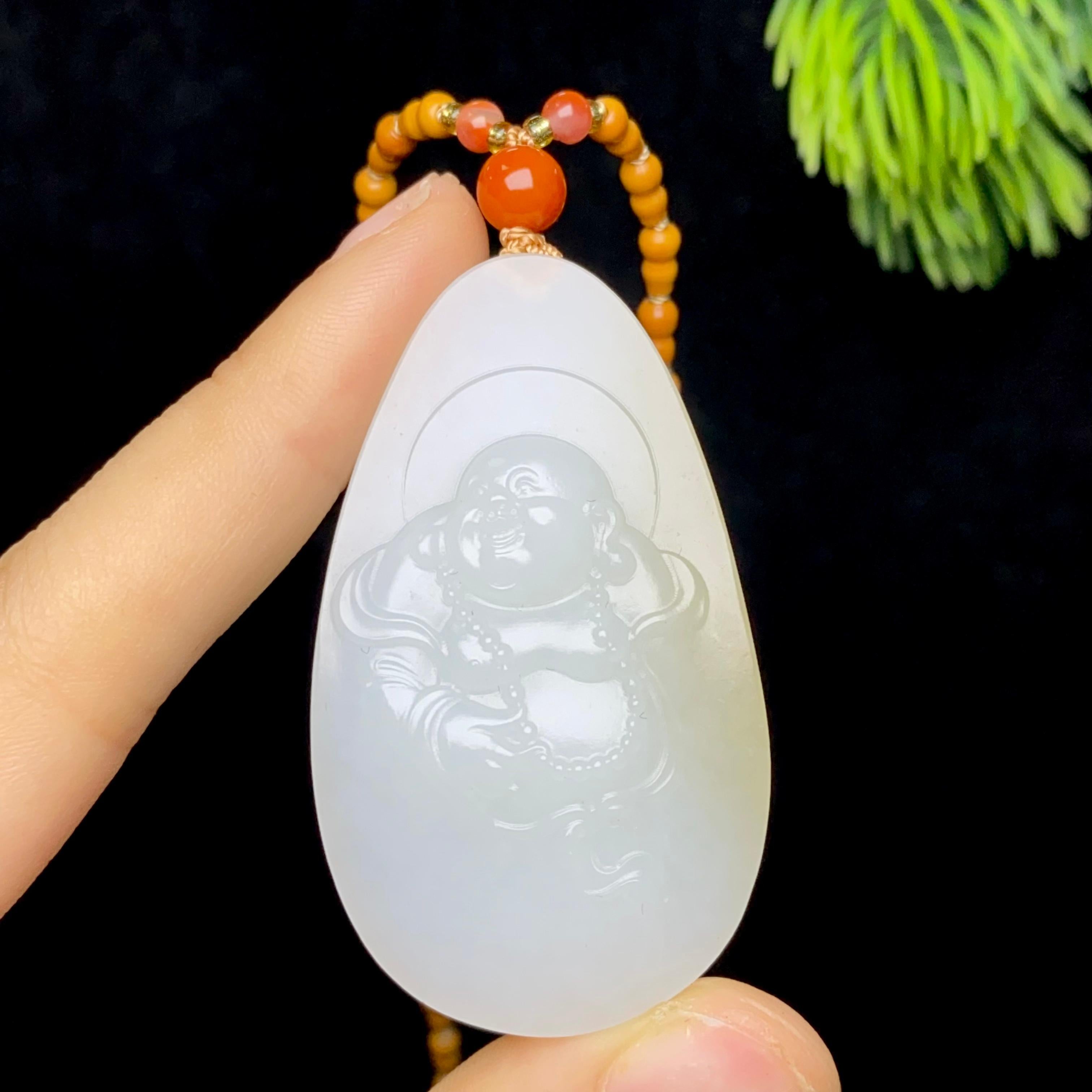 和田玉糖白佛公（25.1g）