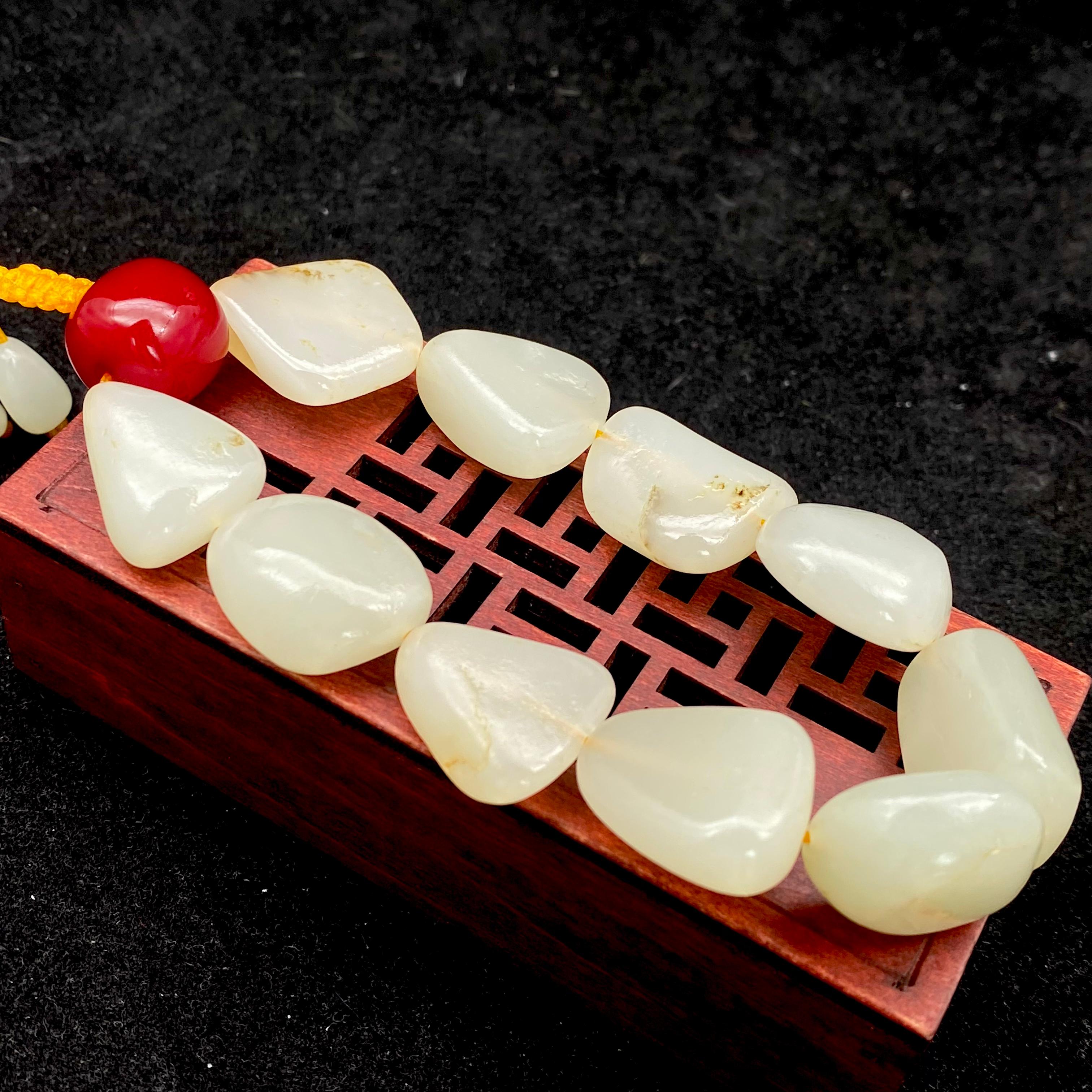 和田玉-白玉【精品手串】（56g）