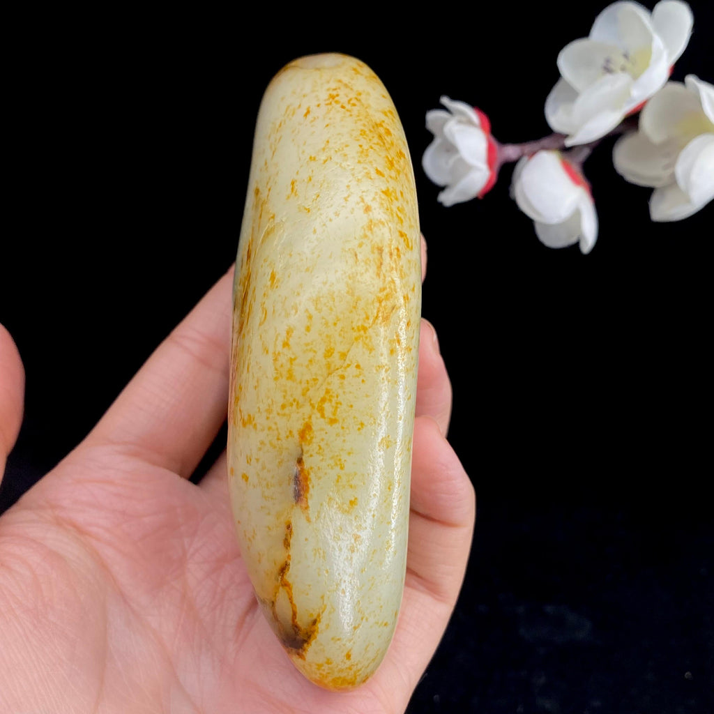 和田玉聚红皮籽料原石（318.5g）