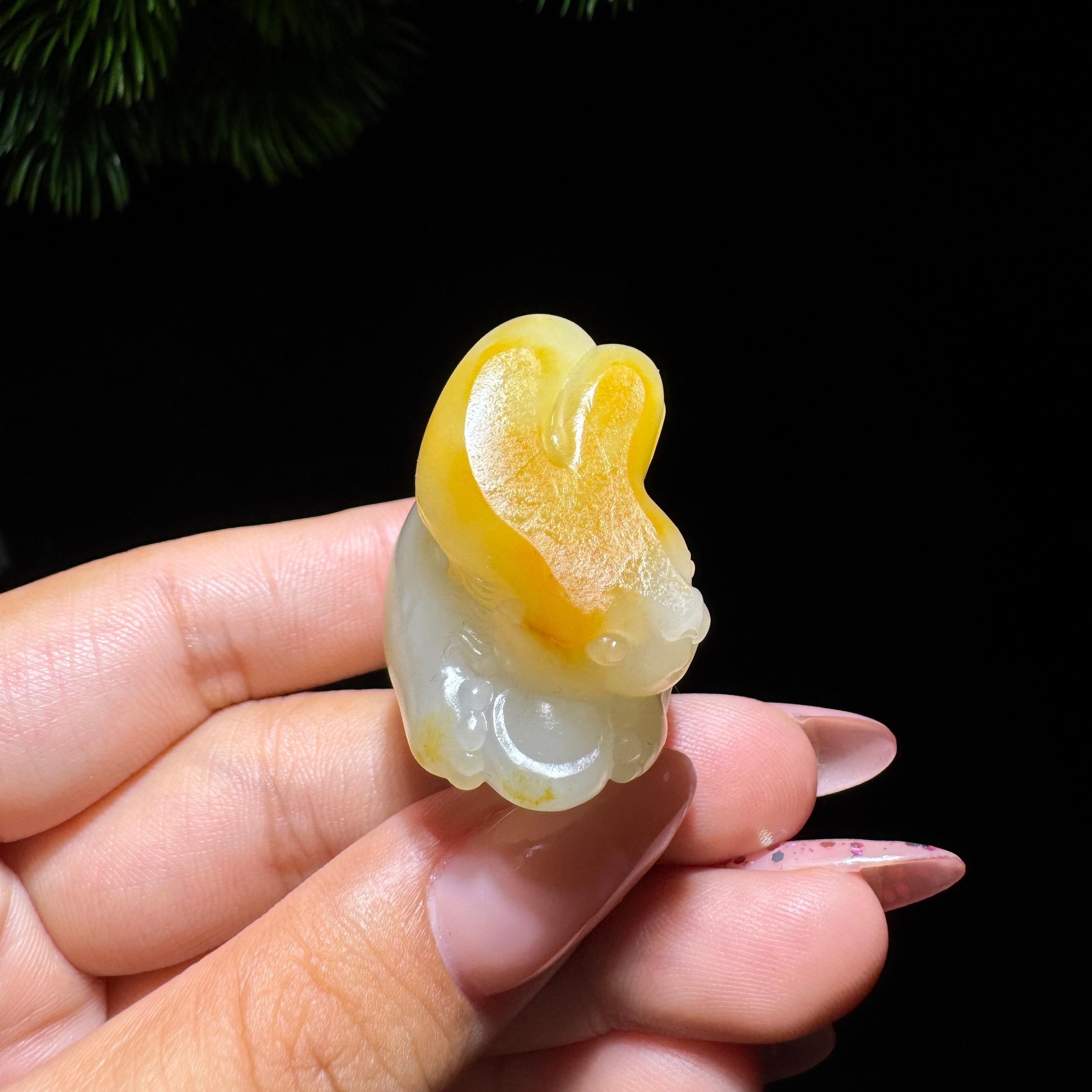 和田玉籽料兔（42.0g）