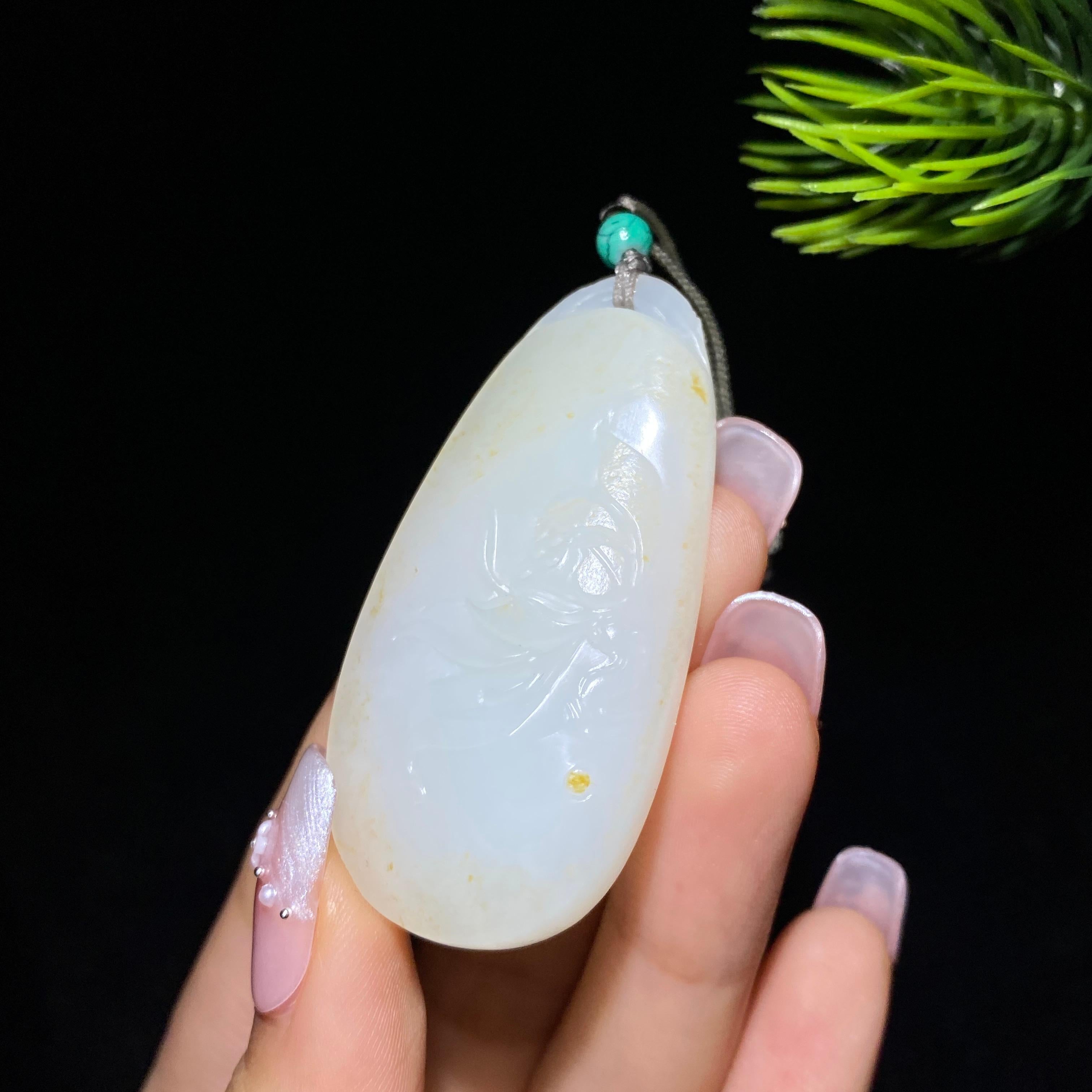 和田玉籽料花开富贵（18.2g）