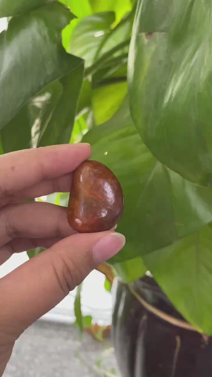 和田玉-红沁皮籽料原石