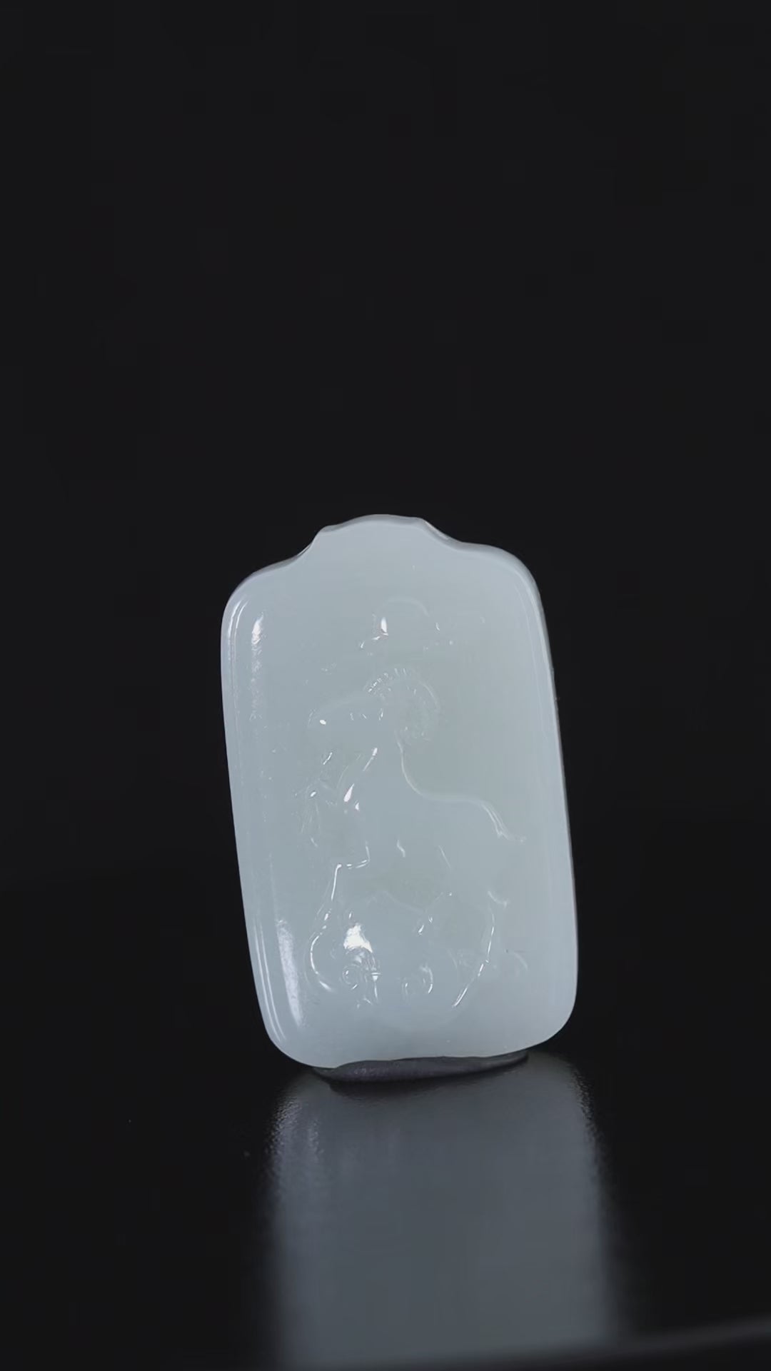 和田玉白玉生肖羊挂牌（37g）
