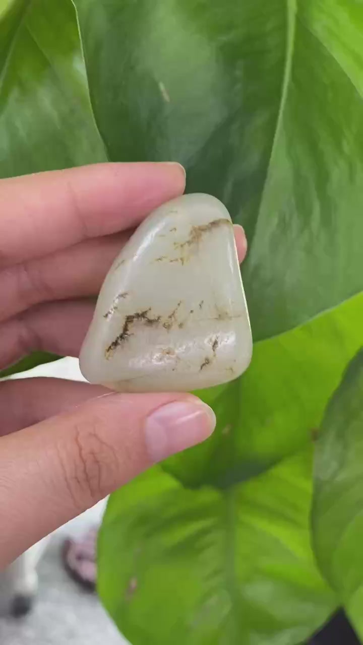 【超值推荐】和田玉-黄皮暖白肉籽料原石