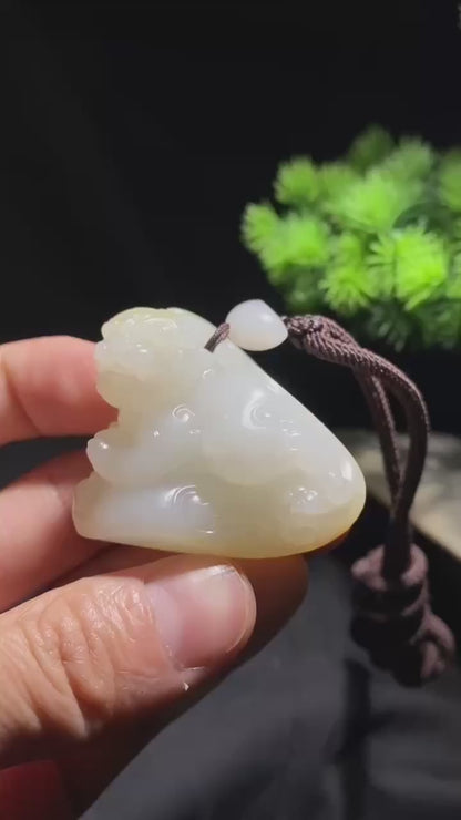 和田玉籽料貔貅