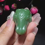 和田玉碧玉样样如意挂件