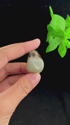 和田玉黄皮籽料吊坠籽（11.2g）