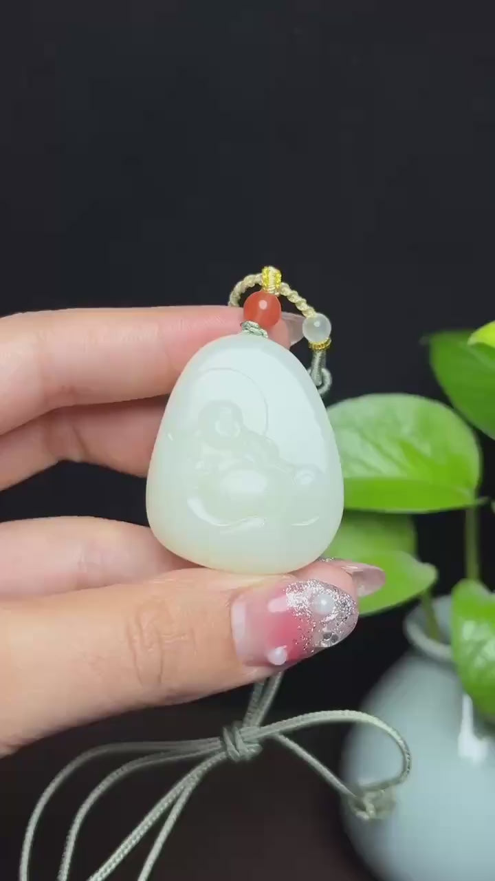 和田羊脂玉佛公