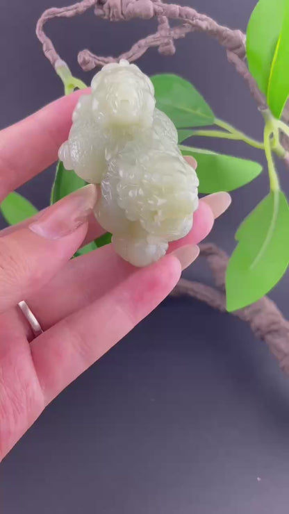 和田玉黄口貔貅