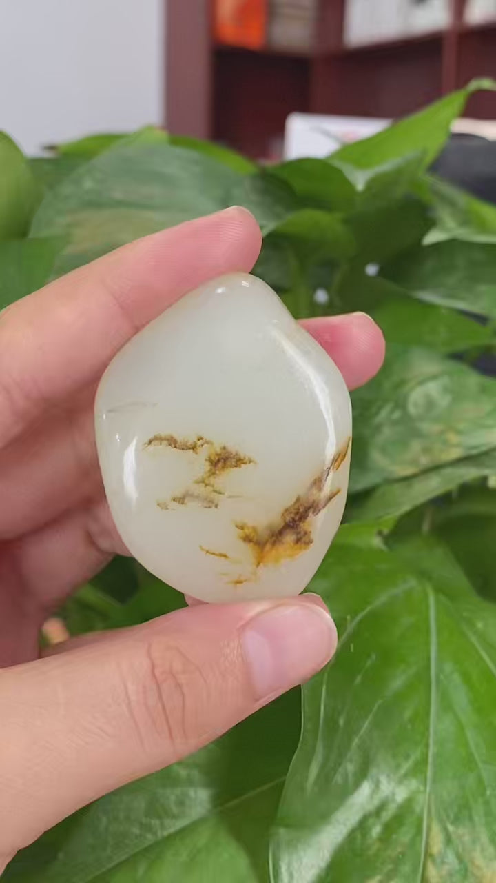 和田玉黄皮籽料（39.3g）
