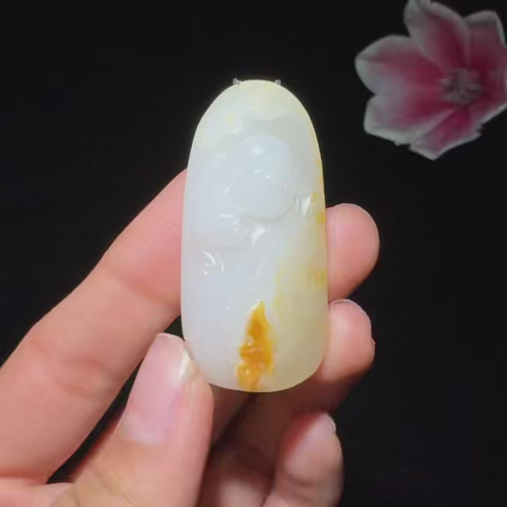 和田玉籽料佛公（19.7g）
